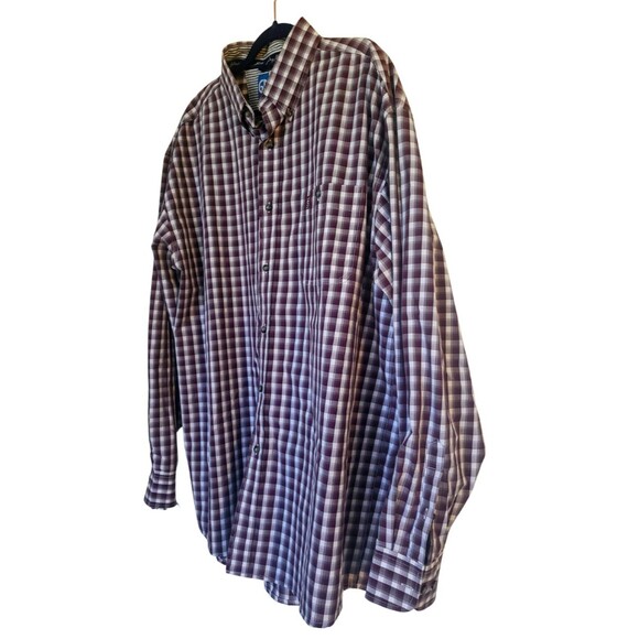 George Strait Cowboy Cut Collection Wrangler Plaid Shirt  XXL (2X)  100% Cotton - Picture 1 of 4